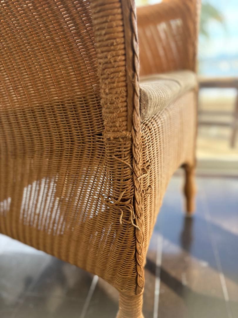 Lloyd Loom アームチェア 専用クッション付き