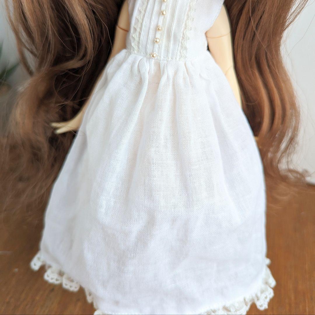 943※ブライスアウトフィット※ガーゼのノースリーブピンタックワンピース