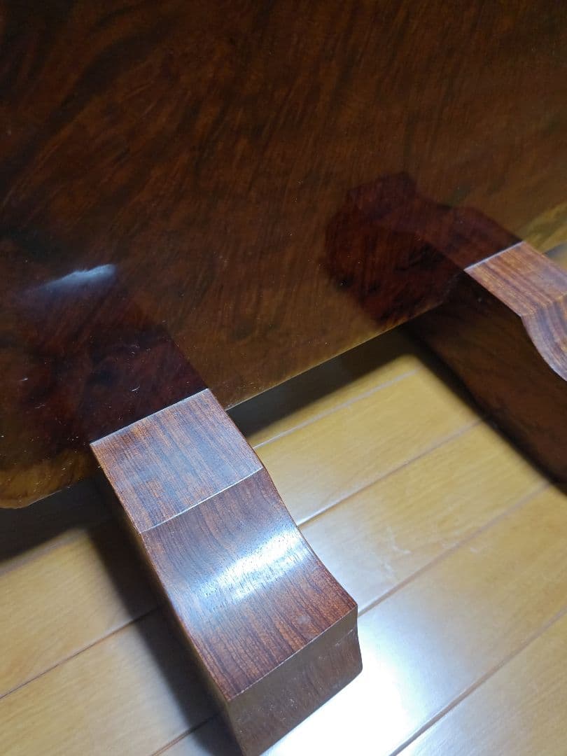 最終　美品　花梨　天然木1枚板　衝立(ついたて)