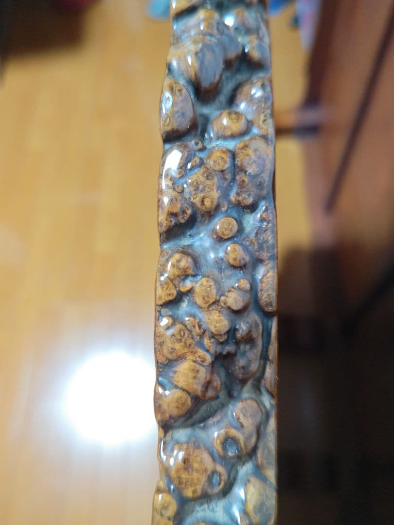 最終　美品　花梨　天然木1枚板　衝立(ついたて)