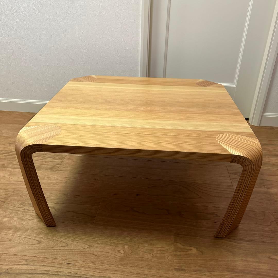 《小津安二郎監督 × BEAMS JAPAN》天童木工 座卓焼き印有り　限定生産
