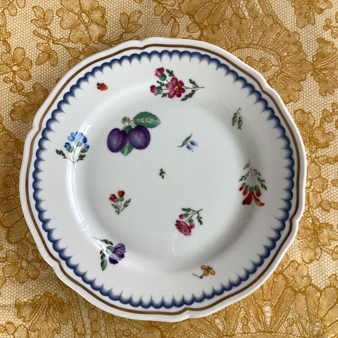 《リチャードジノリイタリアンフルーツ》ケーキ皿20cm 4枚セット