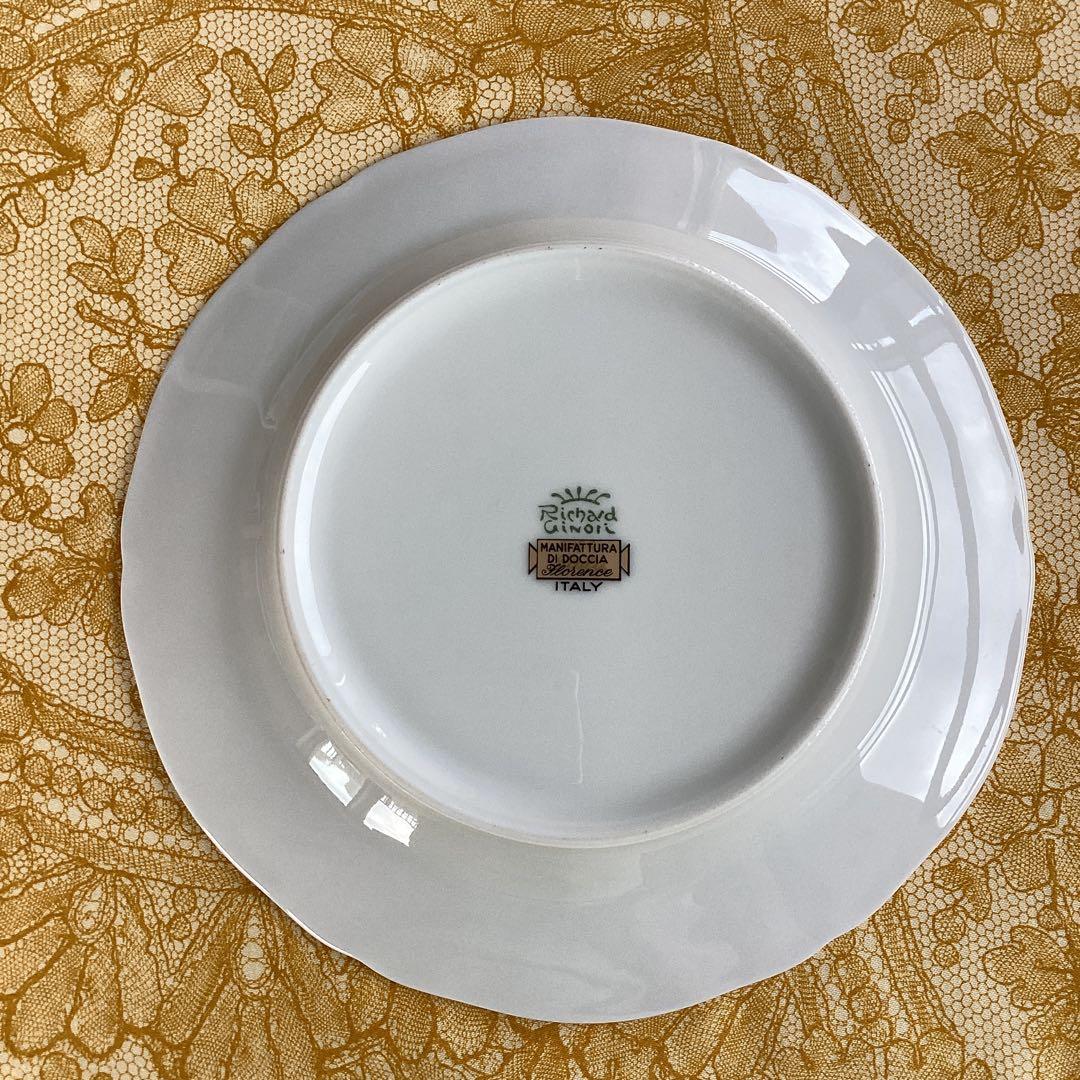 《リチャードジノリイタリアンフルーツ》ケーキ皿20cm 4枚セット