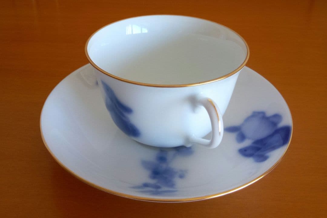 【希少】大倉陶園 ラビットアイブルーベリー ペア ケーキセット 廃盤・未使用品