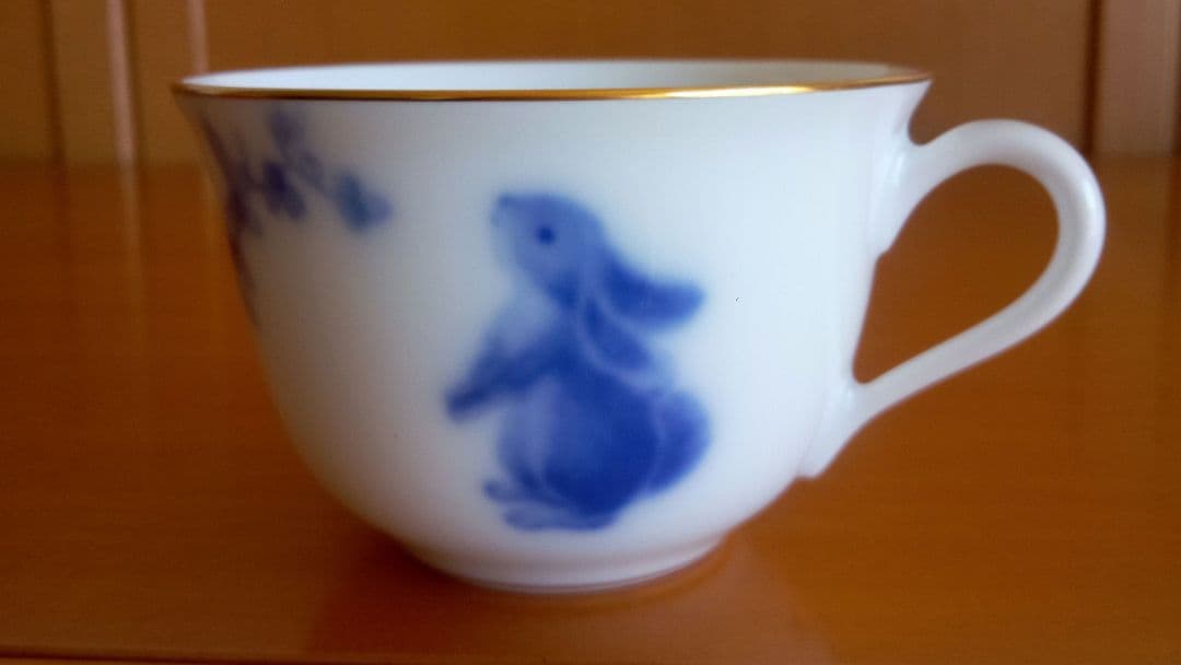 【希少】大倉陶園 ラビットアイブルーベリー ペア ケーキセット 廃盤・未使用品