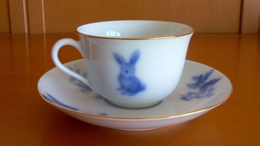 【希少】大倉陶園 ラビットアイブルーベリー ペア ケーキセット 廃盤・未使用品