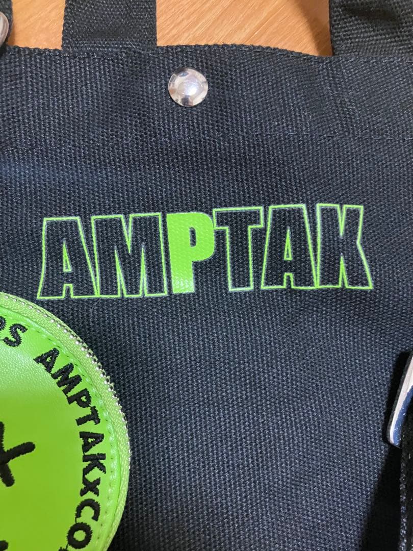 AMPTAKxCOLORS ぷりっつ ポーチ付き ショルダートート バッグ - メルカリ