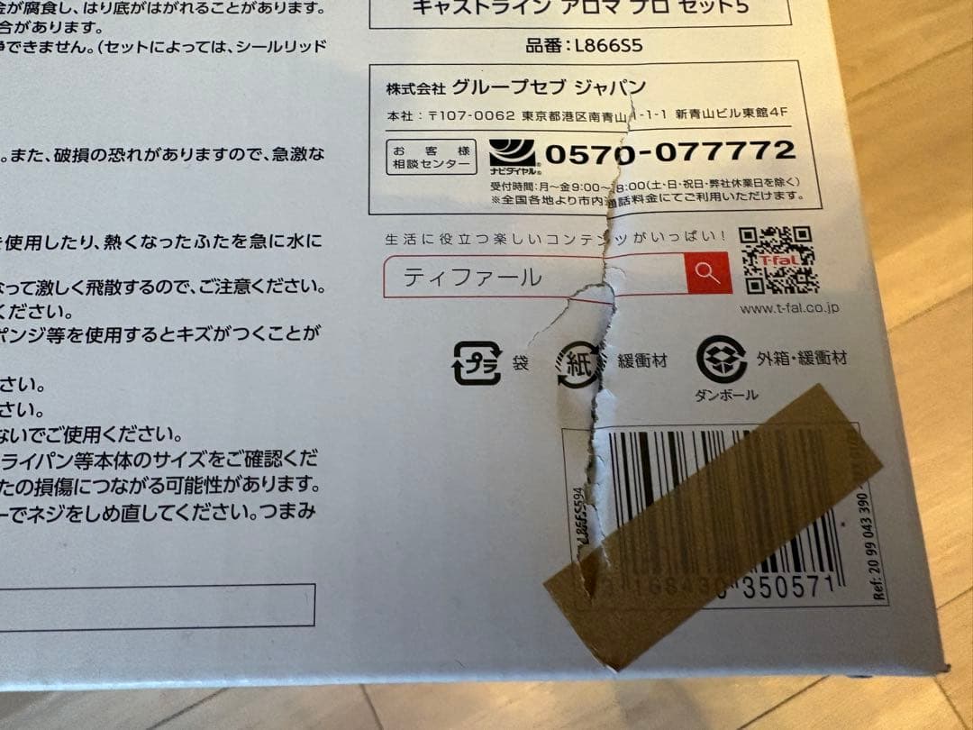 【新品】ティファールインジニオ・ネオ・キャストライト・アロマ・プロセット