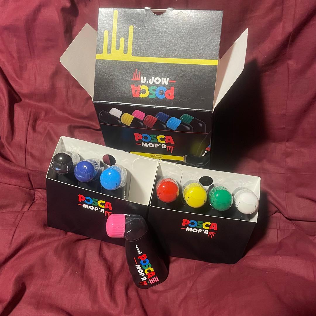 ポスカ POSCA MOP'R モッパー　極太 8色セット　日本未発売品