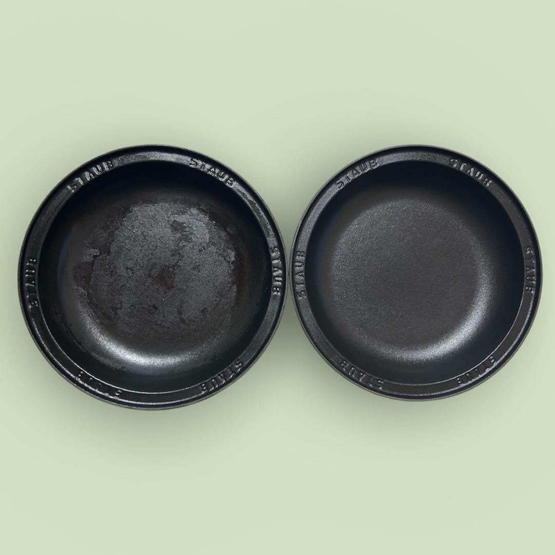 staub 鋳物プレート 2枚（20.5cm）ストウブ フライパン アヒージョ