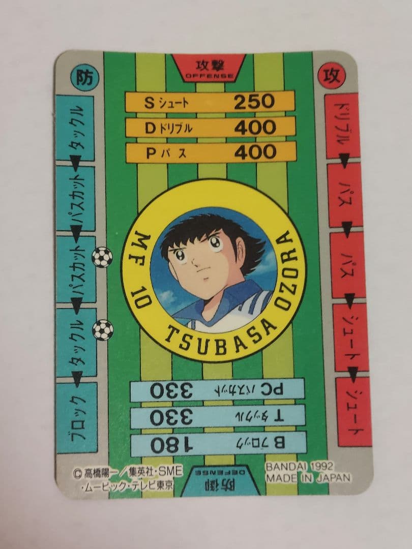 新キャプテン翼 カードダス キラ6種＋ノーマル14枚 バンダイ 1992