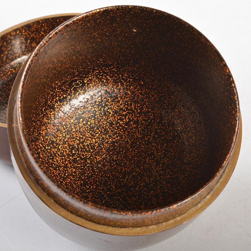 茶道具 漆塗 笹露蒔絵 小棗 桐箱付 V R5912 - メルカリ