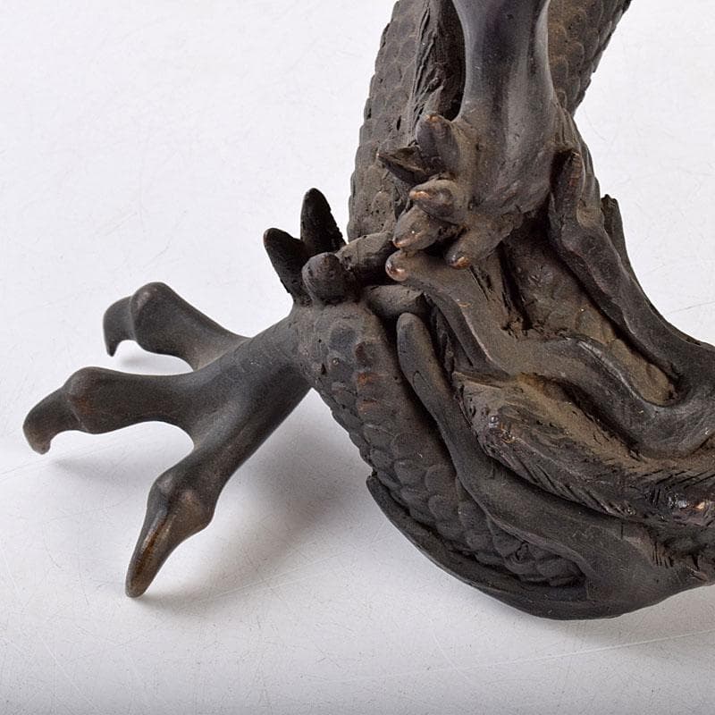 ヤマ様専用 時代金工 古銅 輝銘 宝珠龍 置物 約3.9㎏ F R9062B - メルカリ