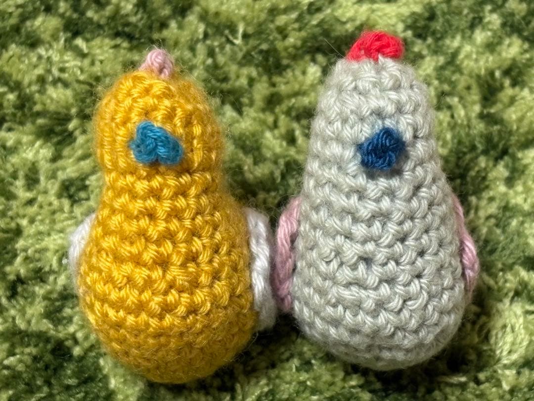 あみぐるみのニワトリさんマグネット