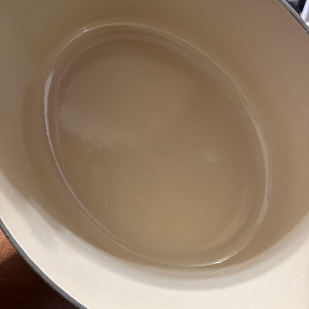 未使用 ルクルーゼ ココットオーバル 25cm ディジョンイエロー