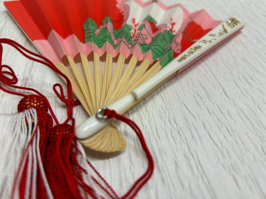 七五三セット　祝帯ペアセット　中サイズ　金　鞠　草履18cm　箱入り