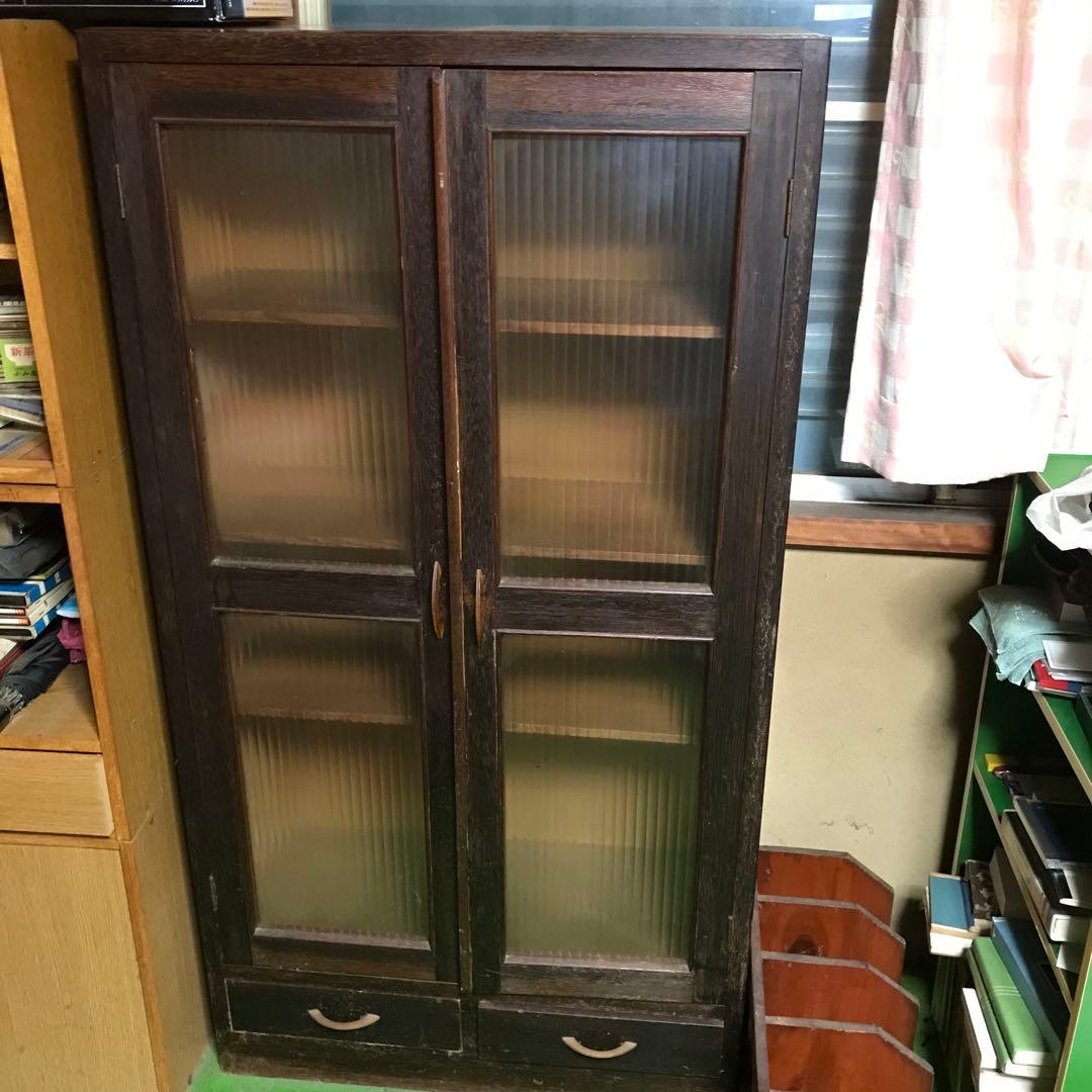 昭和レトロ　アンティーク書棚　匿名配送　頼める便で発送。値下げしました。