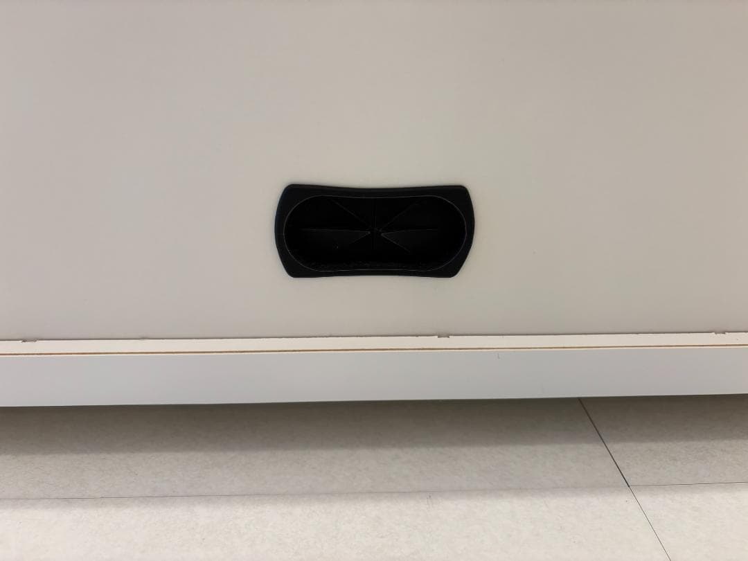 ホワイト ガラス天板 テレビボード 幅125cm【送料込み】