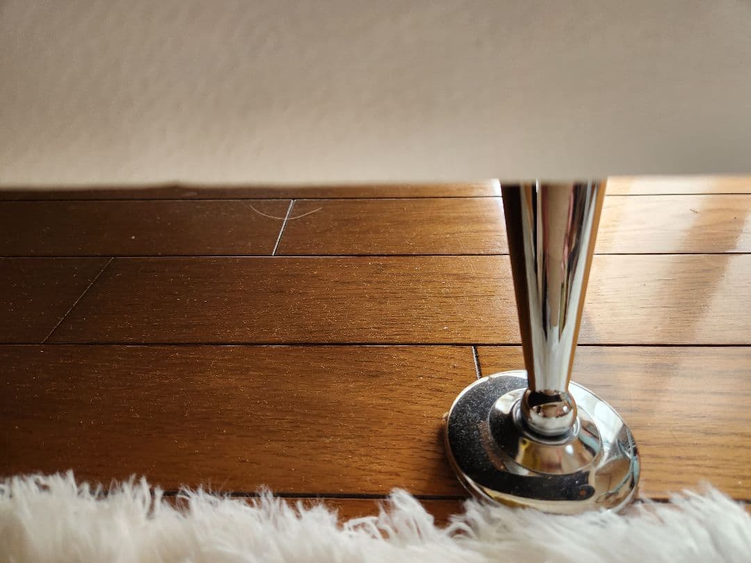 美品☆ホワイト 片肘ロングソファ