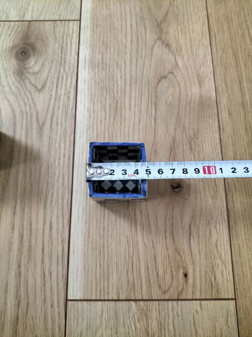 京焼清水焼 乾山写オランダ市松角小付 珍味入れ