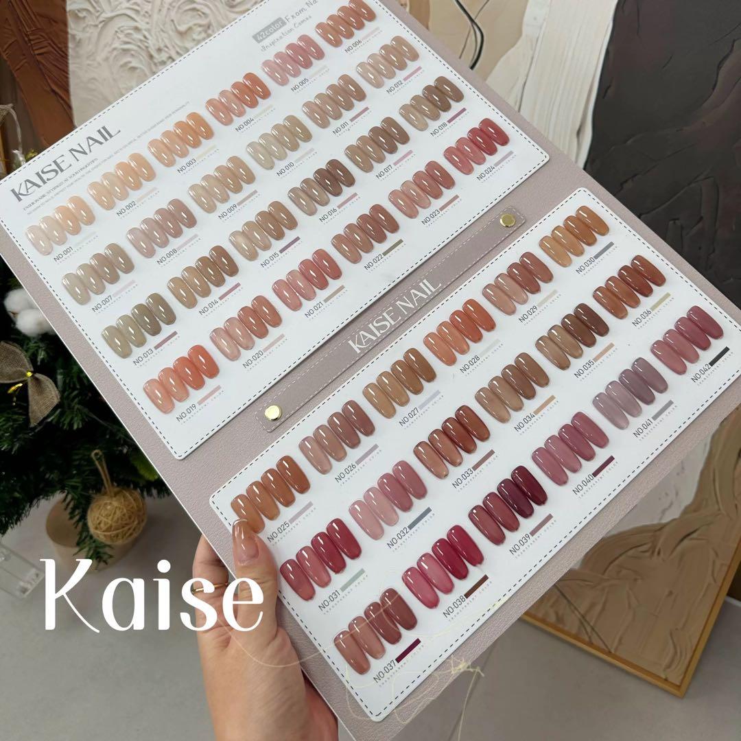 KAISE 42色　透明ジェルカラー　ネイル