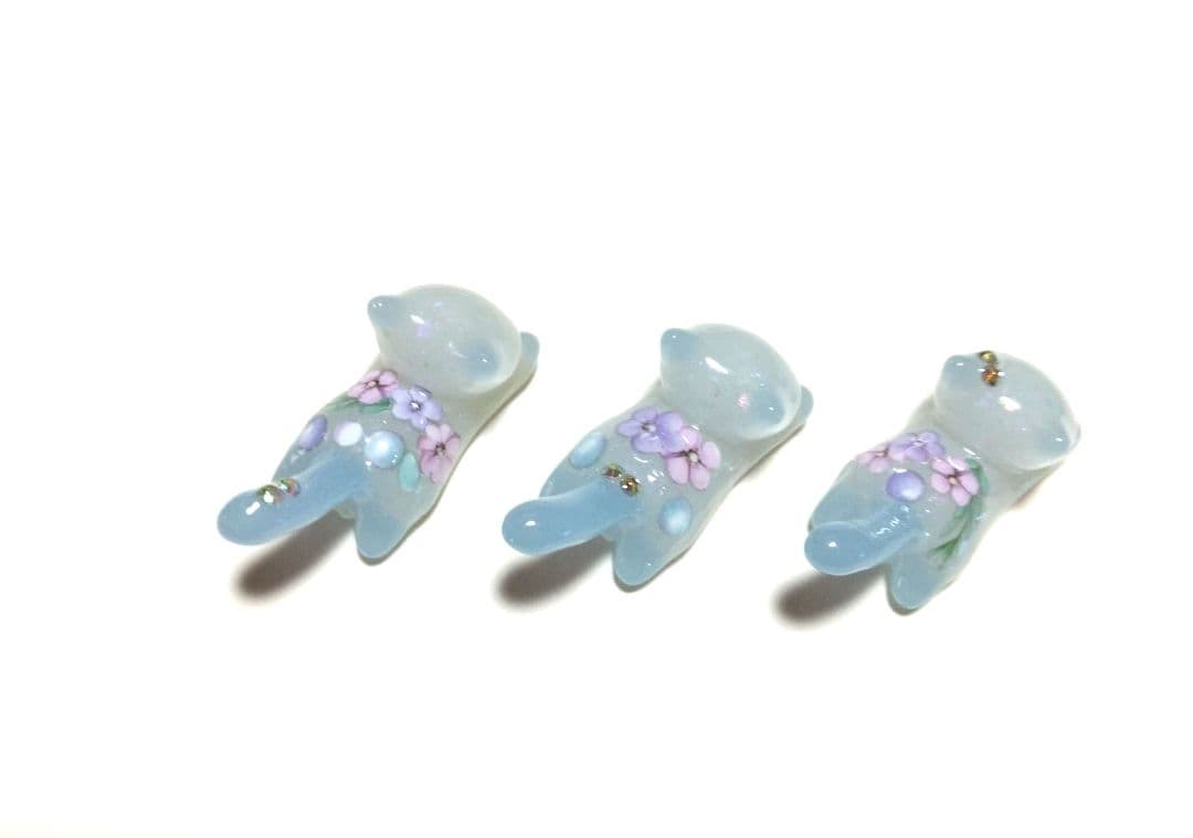 おまとめ中　ジャンピング猫　蓄光　 花　 　　　　　　フラワー　きらきら