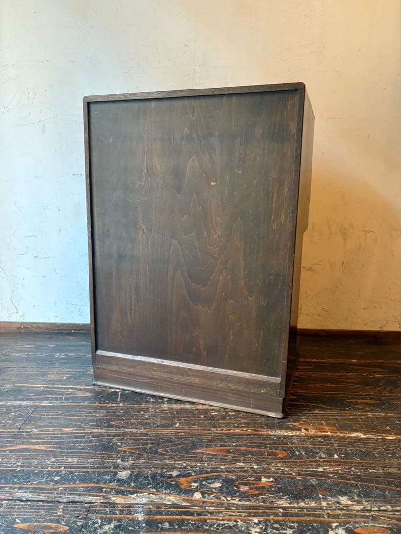 専用＊希少違い棚 小引き出し レコードチェスト キャビネット 昭和レトロ 当時物