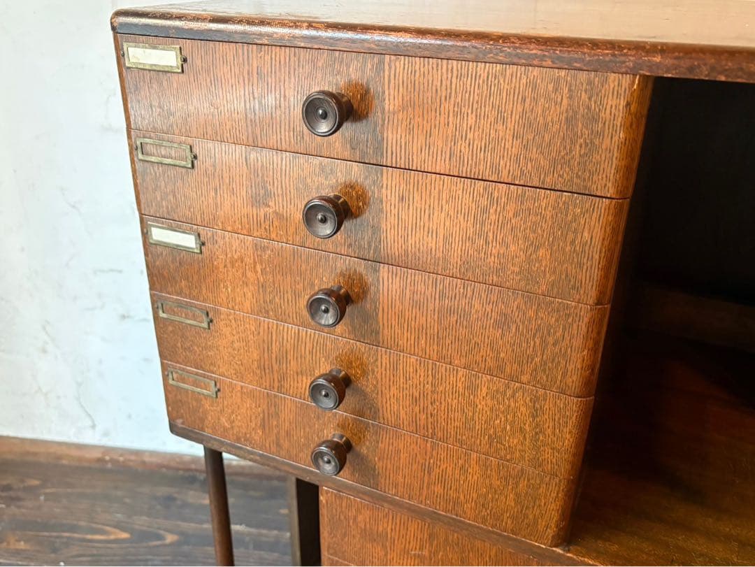 専用＊希少違い棚 小引き出し レコードチェスト キャビネット 昭和レトロ 当時物