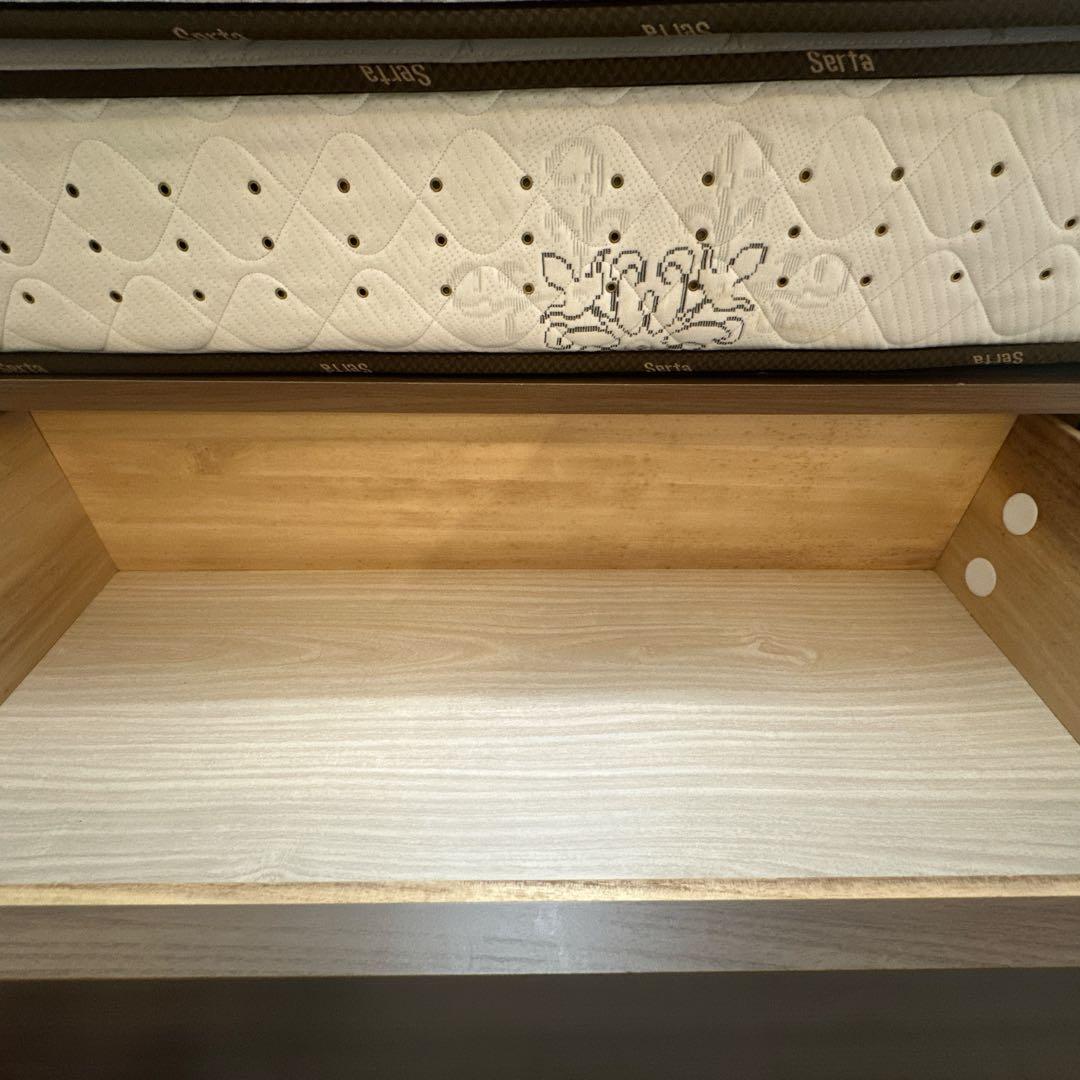 定価34万→9万　サータ（Serta）マットレス：シングルベッド　セット
