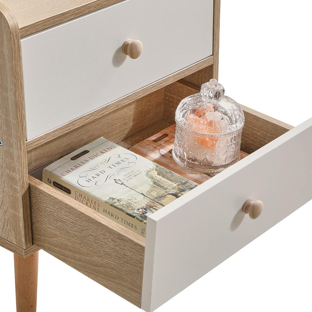 ☆北欧　ナチュラルデザイン　引き出し　サイドテーブル　チェスト