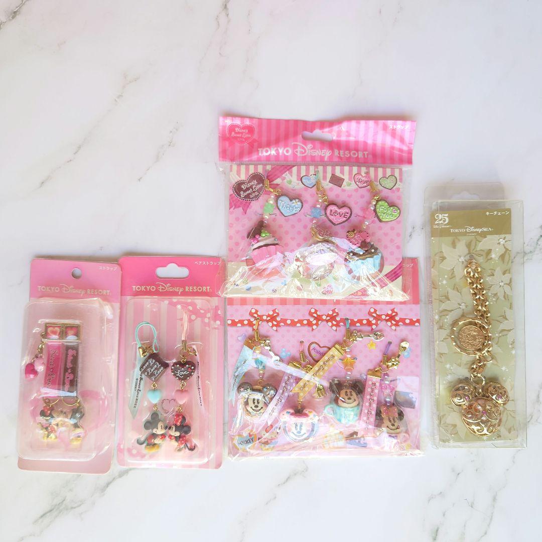 ディズニー　ストラップ　セット