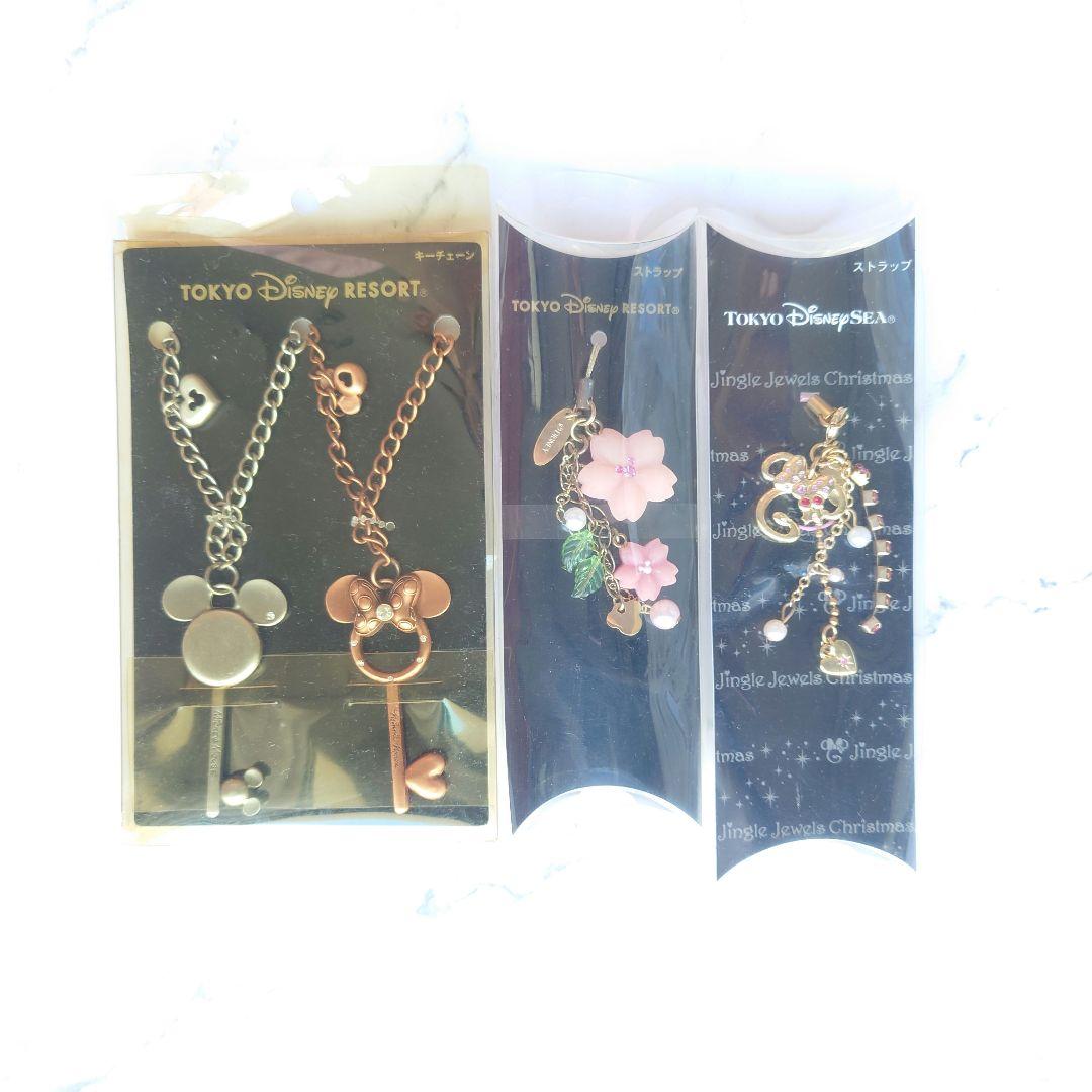 ディズニー　ストラップ　セット