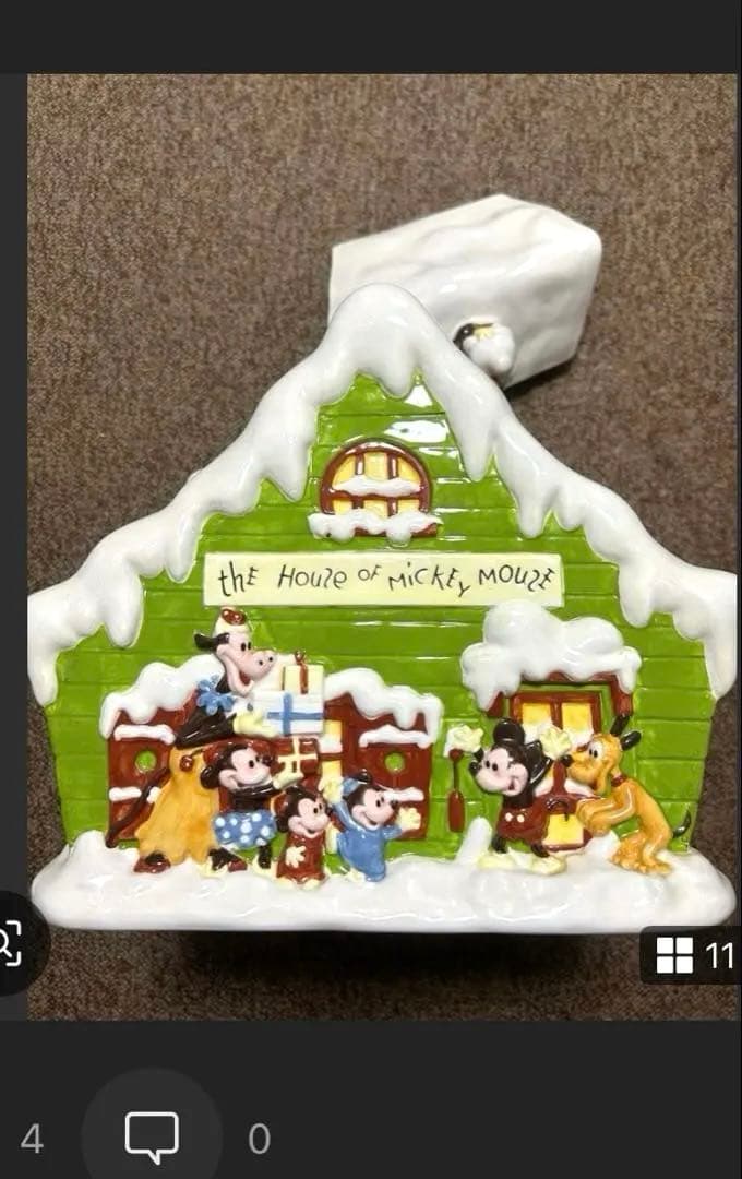 ハウスオブ ミッキーマウス クッキージャー 75周年記念 ビッグ フィギュア