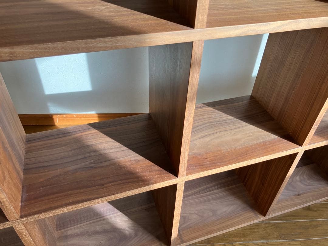 無印良品 スタッキングシェルフセット 5×3 ウォールナット 本棚 間仕切り