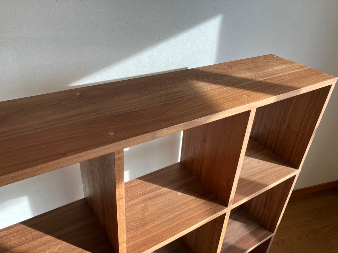 無印良品 スタッキングシェルフセット 5×3 ウォールナット 本棚 間仕切り