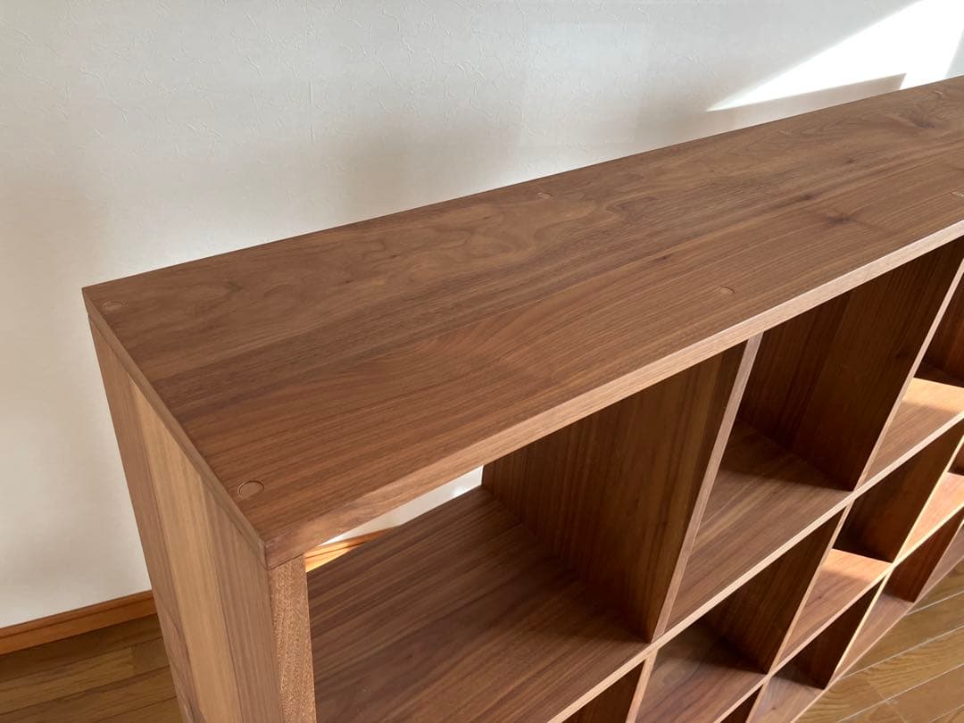 無印良品 スタッキングシェルフセット 5×3 ウォールナット 本棚 間仕切り