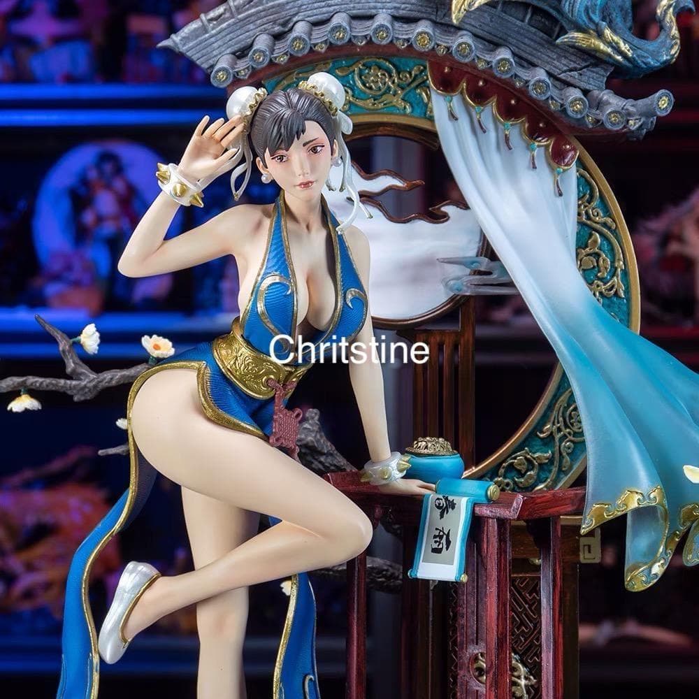 ストリートファイター 春麗海外限定1/4 生足 フィギュア 海外モデル