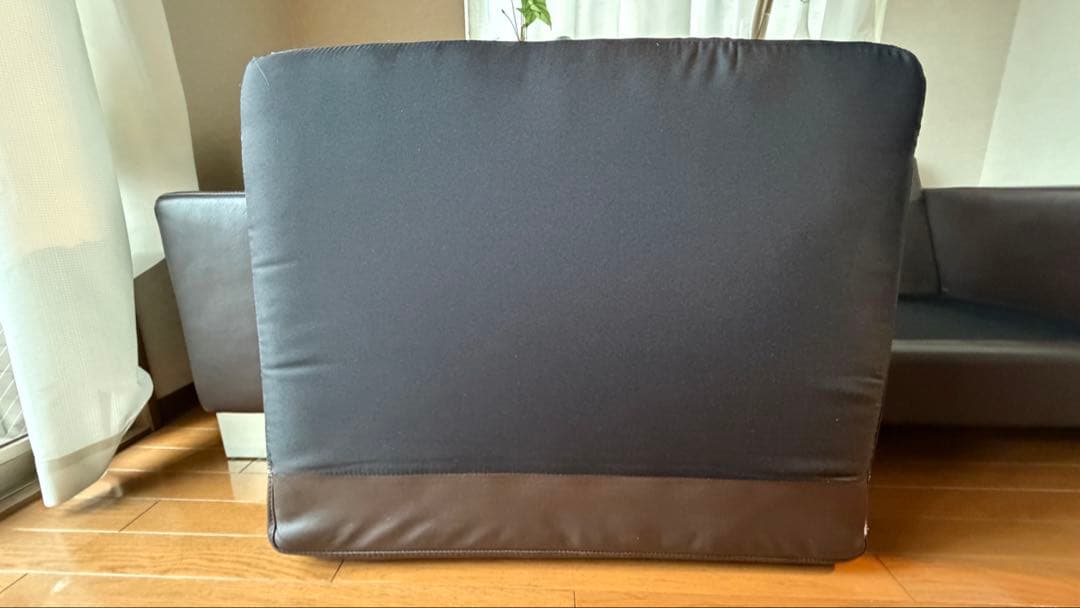 【美品】BoConcept 黒本革　モダンソファ I.D.V.2 ボーコンセプト