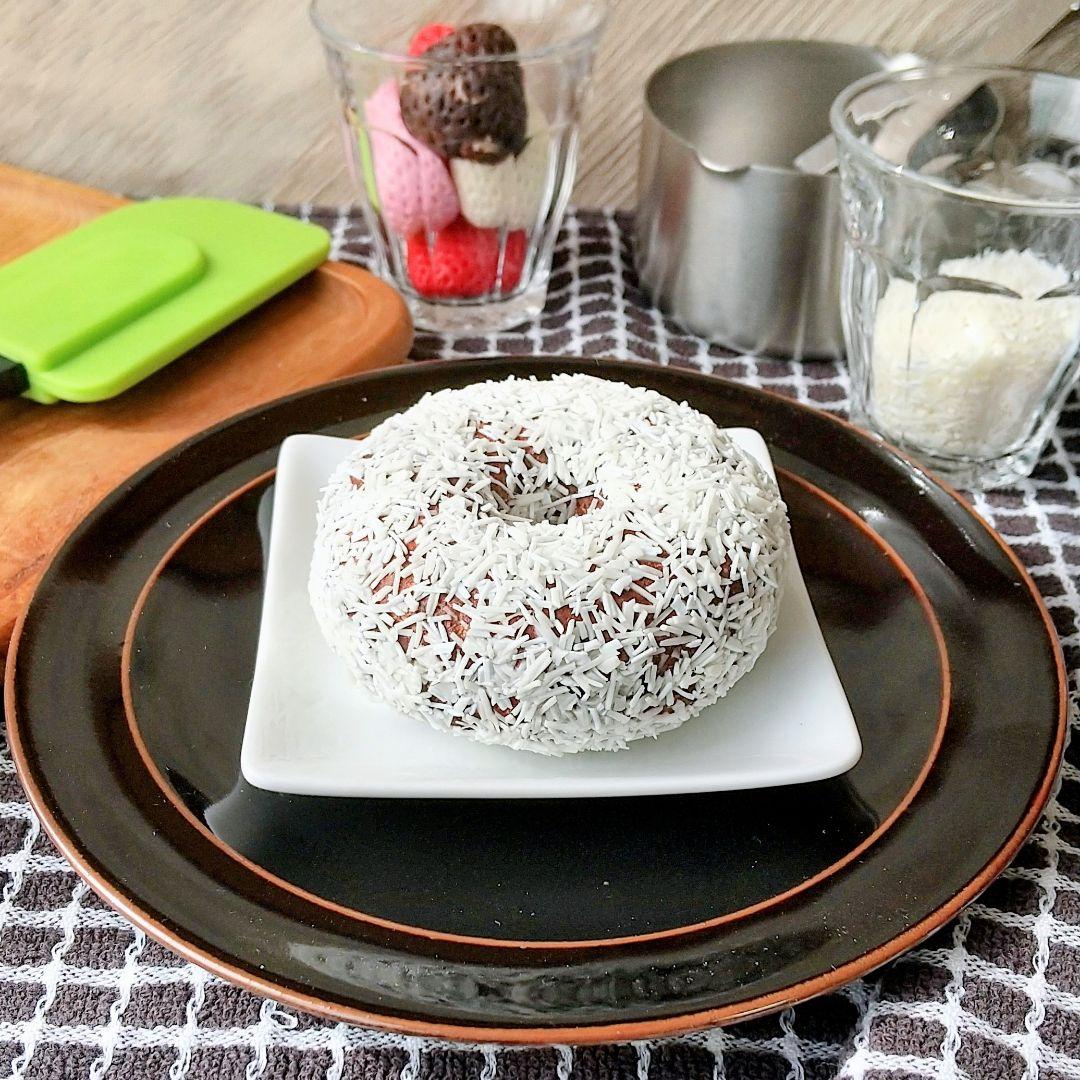 フェイクスイーツ ココナッツチョコドーナツ ココナツチョコレート 食品サンプル