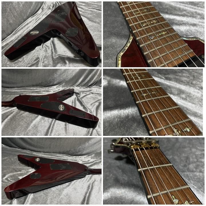 希少生産完了モデル Schecter AD-V-1-FR EMGピックアップ搭載 - メルカリ