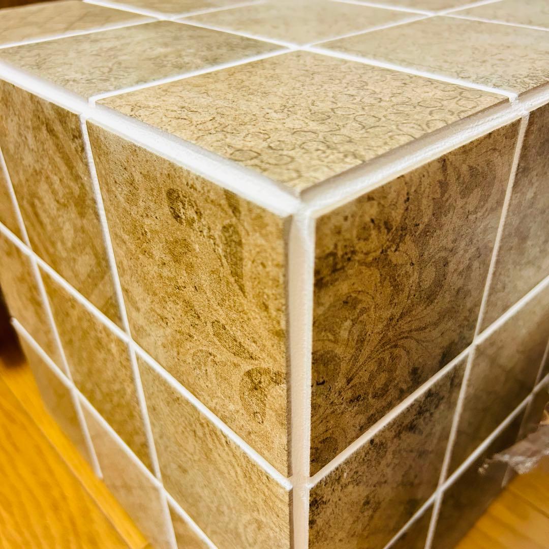 今週限定値下げ】タイルテーブル オブジェ台 サイドテーブル キューブ