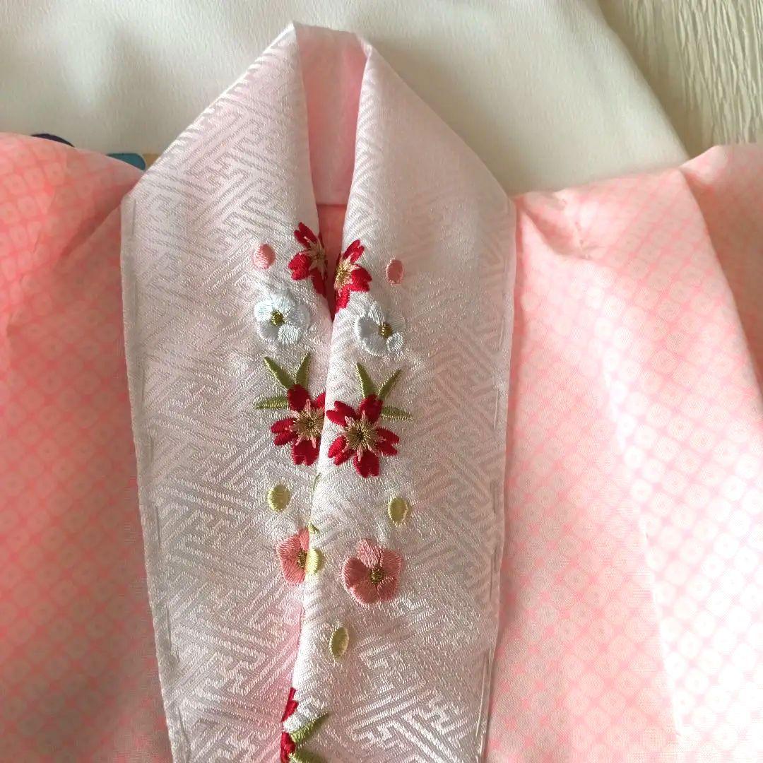 お値下げ⚠️七五三　3歳　友禅　被布コート　着物　長襦袢　クリーニング済美品