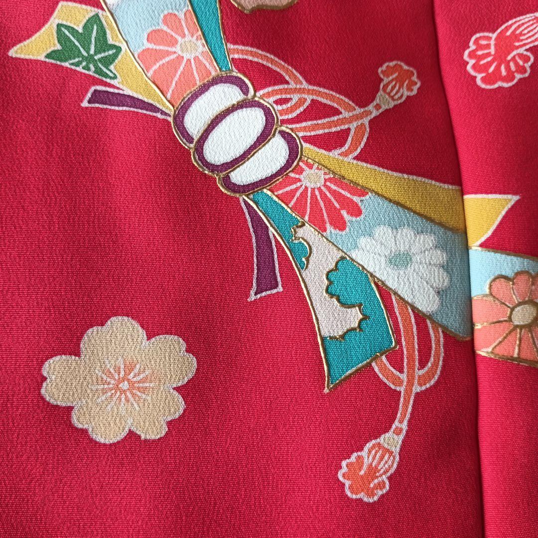 お値下げ⚠️七五三　3歳　友禅　被布コート　着物　長襦袢　クリーニング済美品