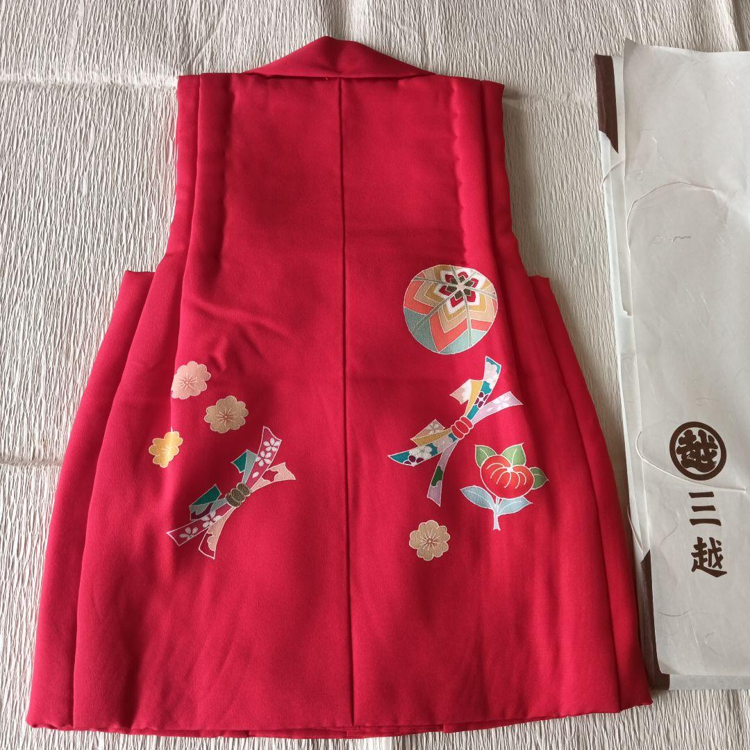お値下げ⚠️七五三　3歳　友禅　被布コート　着物　長襦袢　クリーニング済美品