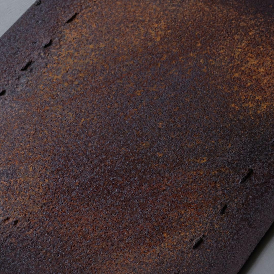 錆びた鉄板 絵画 看板 黒板 メニュー オブジェ 古道具 インダストリアル