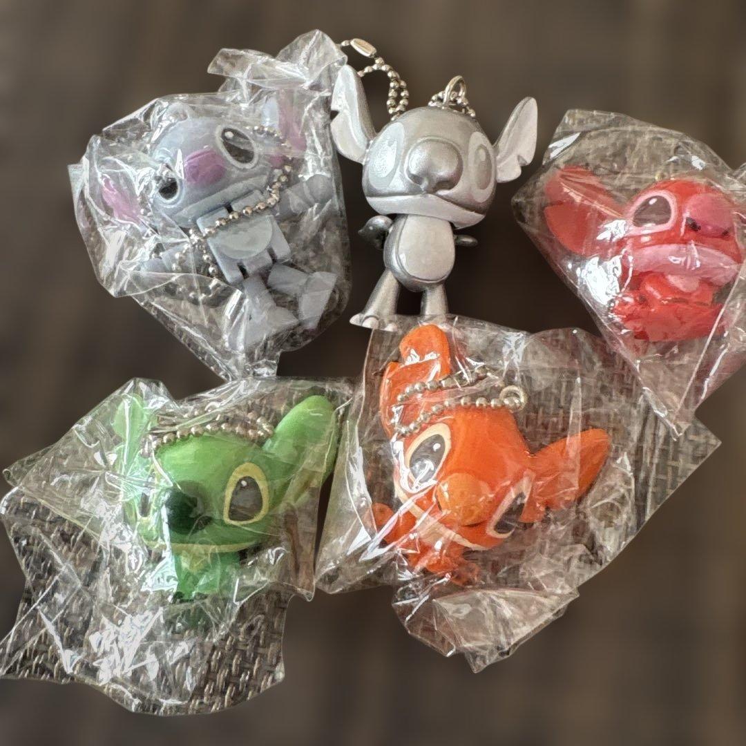 ディズニー☆ステッチマスコットキーホルダーまとめ売り・平成レトロ