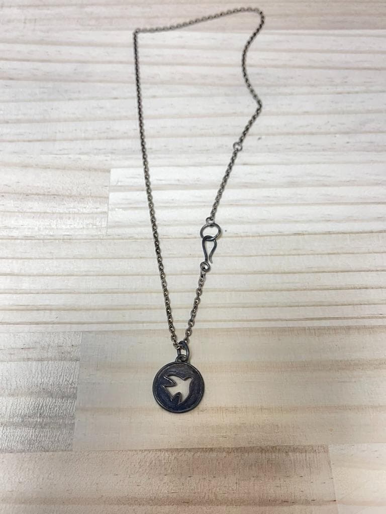 【希少】BLUE BLUE ピジョンマーク シルバーネックレス 925 聖林公司