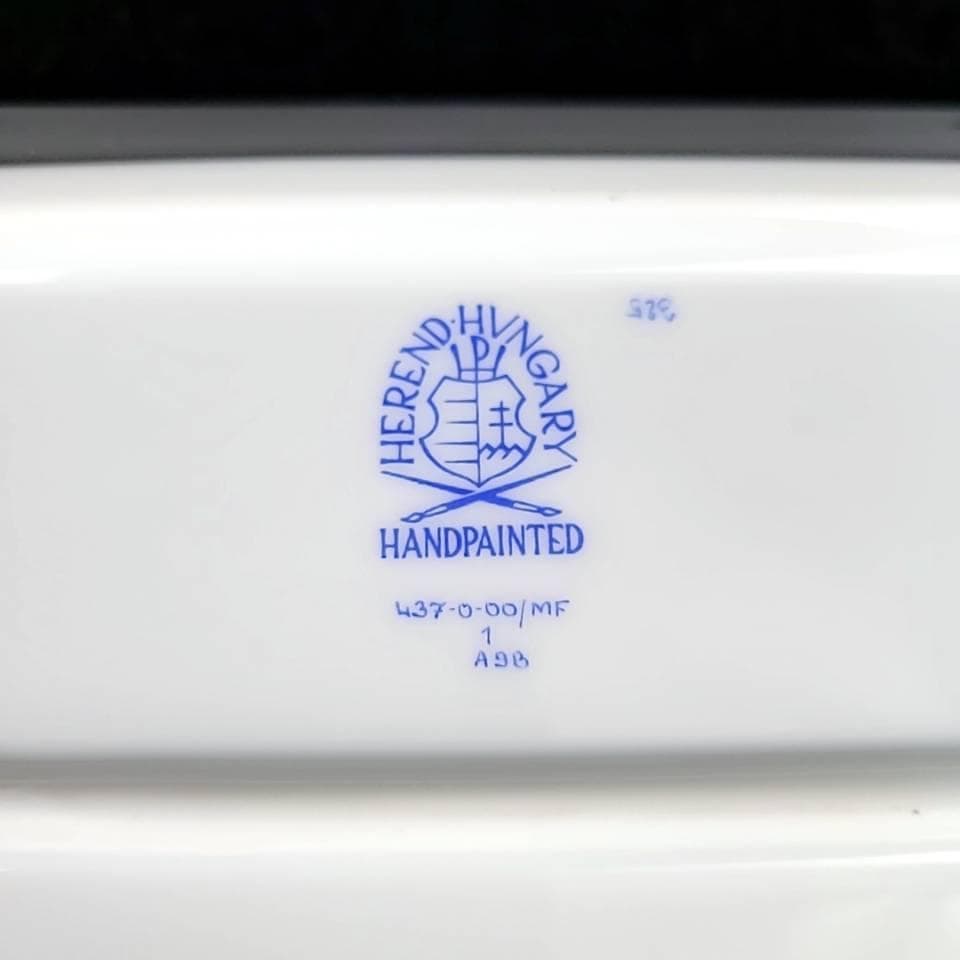 ▽美品▽ヘレンド　ミルフルール　小花散らし　プレート　サンドイッチトレイ