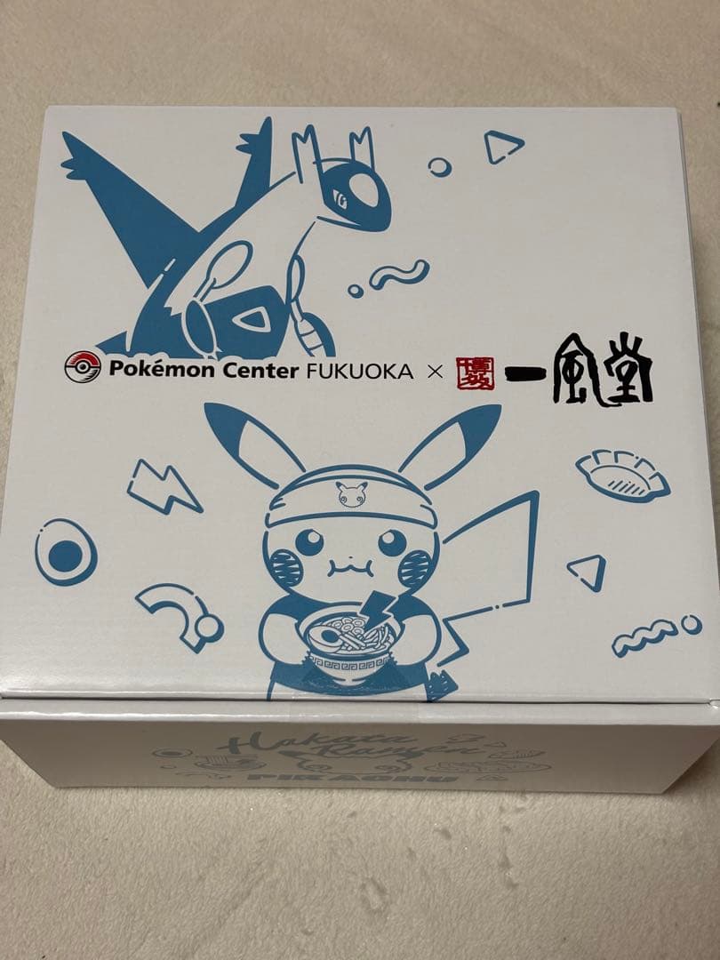 ポケモンセンターフクオカ 福岡一風堂 ラ ーメン どんぶり 赤丸白丸ショッパー