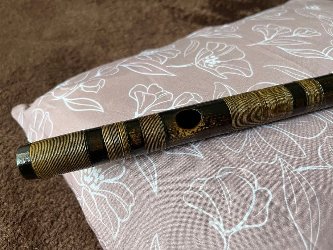 篠笛眞風煤竹ドレミ総巻四本調子 篠笛 眞風 眞風 篠笛